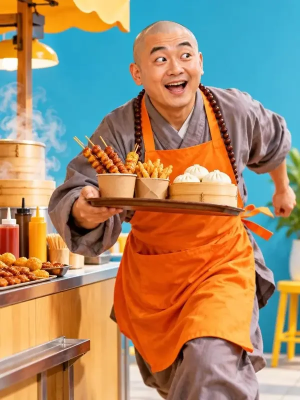 沙僧在城中村摆摊封面